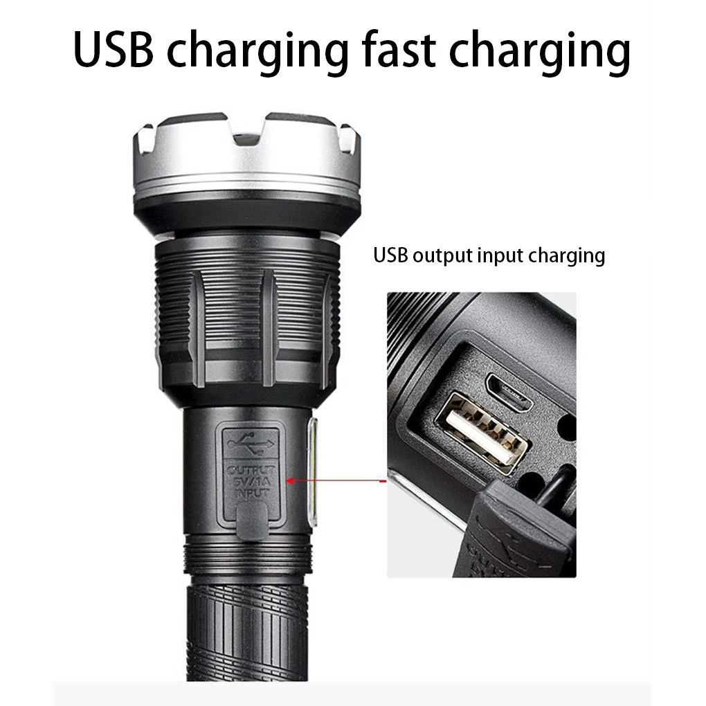 Мощный светодиодный фонарик с зарядкой от USB, водонепроницаемый фонарь с фокусировкой для работы на открытом воздухе, охоты, туризма, велосп...
Мощный светодиодный фонарик с зарядкой от USB, водонепроницаемый фонарь с фокусировкой для работы на открытом воздухе, охоты, туризма, велосп...