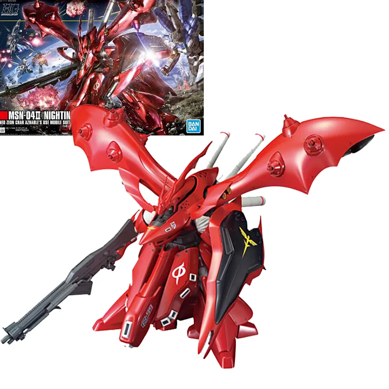 Original Genuine Gundam HGUC 240 HG 1/144 MSN-04-2 Nightingale Assembly Robot Model Kits Anime Action Figure Toys For Children
Original Genuine Gundam HGUC 240 HG 1/144 MSN-04-2 Nightingale Assembly Robot Model Kits Anime Action Figure Toys For Children