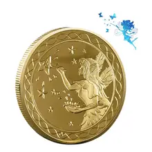 Tooth Fairy Commemorative Coin Gold Plated Creative Kids Metal Coin Gifts Souvenir Commemorative Coin Reward For Lost Teeth Kids