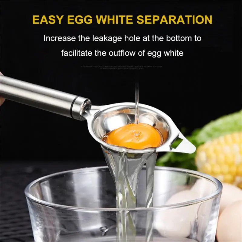 Egg White Separator Egg Filter Kitchen Tools 304 Stainless Steel Egg Gadgets
Egg White Separator Egg Filter Kitchen Tools 304 Stainless Steel Egg Gadgets