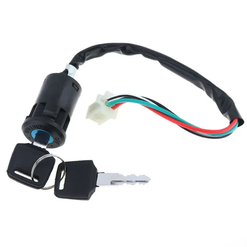 Scooter 4 Wire Ignition Switch 2 Key Gas Electric Scooter Go Kart Kid Cart Motor For Atv Scrambling Motorcycle Accessories
Scooter 4 Wire Ignition Switch 2 Key Gas Electric Scooter Go Kart Kid Cart Motor For Atv Scrambling Motorcycle Accessories