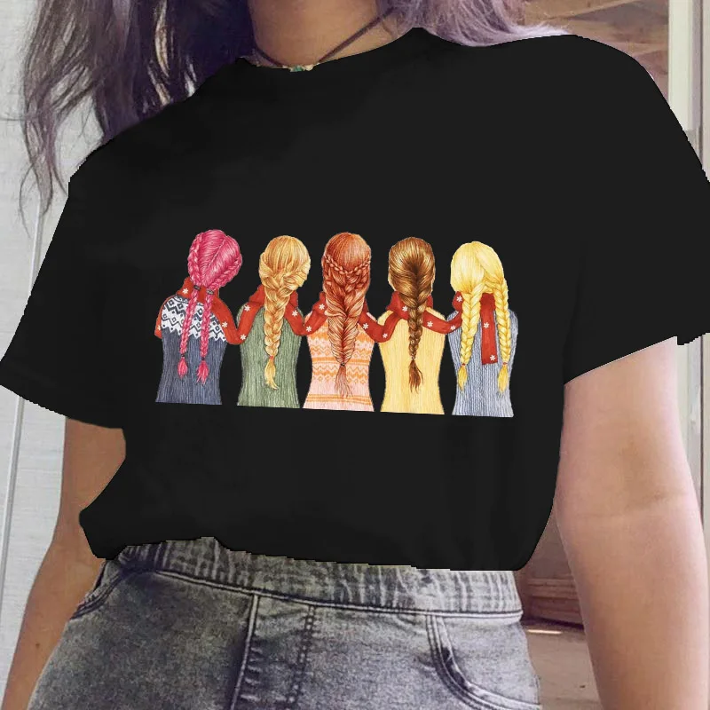 Short Sleeve Simple Tees Fashion Clothes Sweet Tshirts Women Cartoon Friends Print Female O-neck Tops Graphic T-Shirts T-Shirt
Short Sleeve Simple Tees Fashion Clothes Sweet Tshirts Women Cartoon Friends Print Female O-neck Tops Graphic T-Shirts T-Shirt