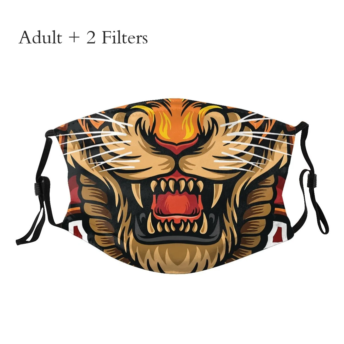 Samurai Tiger Protection Masks Cartoon Mouth Printing Style Design Mascarilla Riding Windbreak With PM2.5 Filters 
Samurai Tiger Protection Masks Cartoon Mouth Printing Style Design Mascarilla Riding Windbreak With PM2.5 Filters