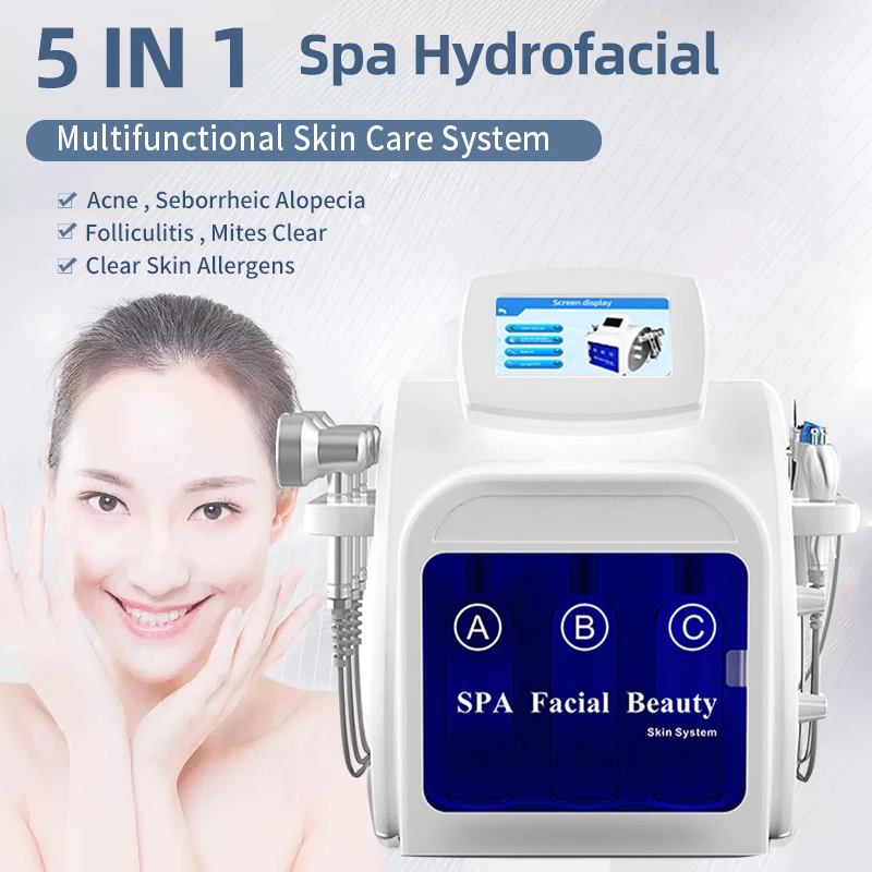 

CE Approved Hydra Facial Machine Hydro Dermabrasion HRink Pores Microcurrent Bio Lift Oxygen Jet Peeling Acne Treatment