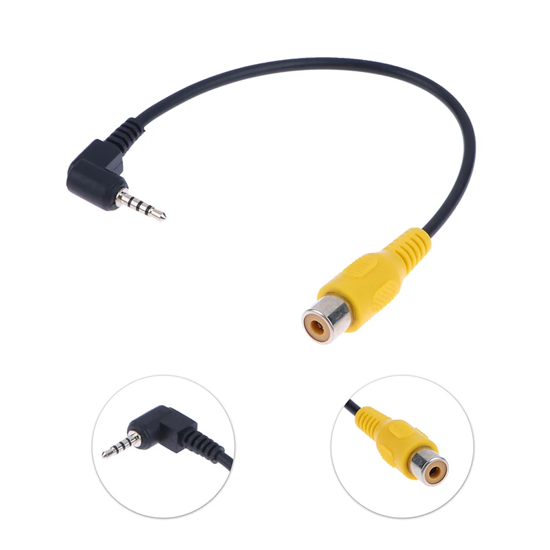 AV In Video Cable Adapter 2.5mm AV Jack Male Plug To RCA Female Adapter Cable For GPS And Rear Camera Accessories
AV In Video Cable Adapter 2.5mm AV Jack Male Plug To RCA Female Adapter Cable For GPS And Rear Camera Accessories