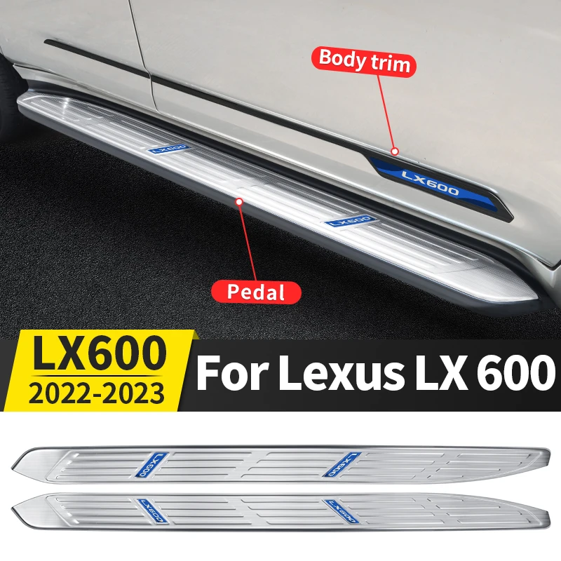 For Lexus Lx600 2022 2023 Side Step Cover Trim Lx500d Pedal Panel Bright Bar Modification, Inner Upgraded Accessories
For Lexus Lx600 2022 2023 Side Step Cover Trim Lx500d Pedal Panel Bright Bar Modification, Inner Upgraded Accessories