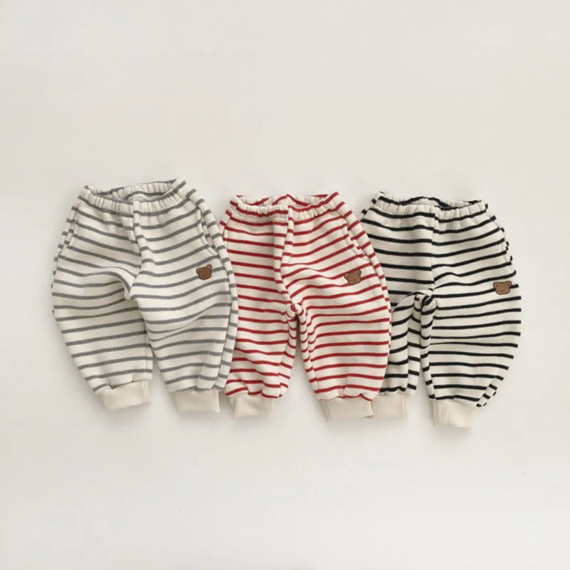 Детские Мультяшные полосатые утепленные брюки, женские милые плюшевые спортивные брюки с медведем, мягкие спортивные брюки
Детские Мультяшные полосатые утепленные брюки, женские милые плюшевые спортивные брюки с медведем, мягкие спортивные брюки