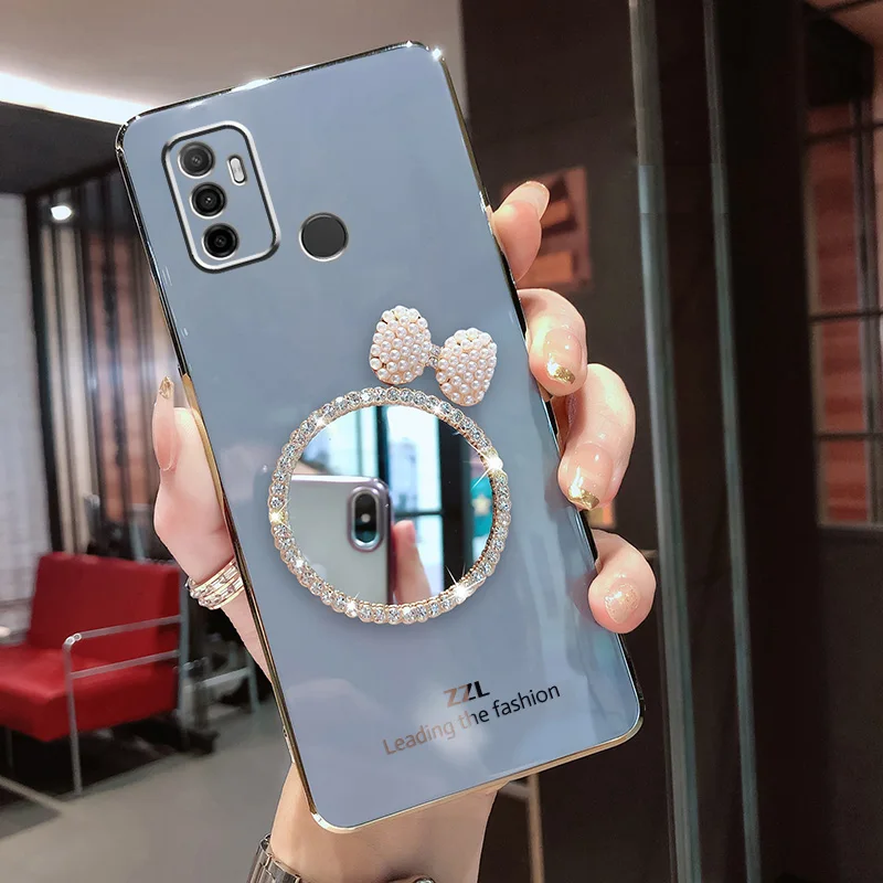 Роскошное зеркало для макияжа для OPPO A53 2020 чехол задняя крышка для OPPO A53S A53 A5 A9 2020 A15 чехол противоударный мягкий чехол
Роскошное зеркало для макияжа для OPPO A53 2020 чехол задняя крышка для OPPO A53S A53 A5 A9 2020 A15 чехол противоударный мягкий чехол