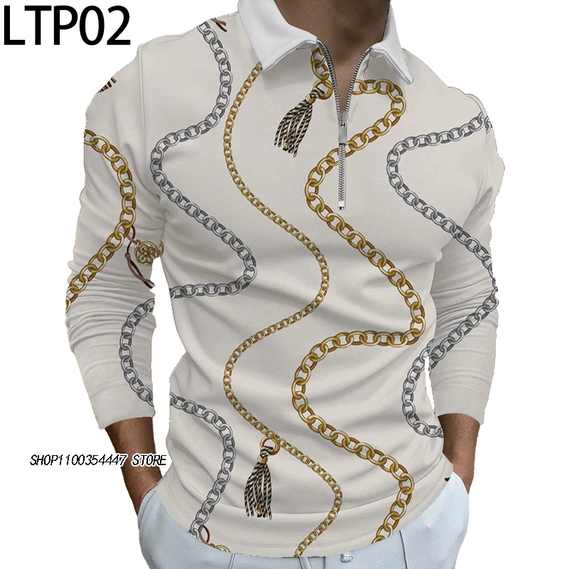 England Style Men Clothing Zipper Polo Shirt Men Long Sleeve 3D Printing Polyester Oversized Shirt Breathable Sport T Shirt Tops
England Style Men Clothing Zipper Polo Shirt Men Long Sleeve 3D Printing Polyester Oversized Shirt Breathable Sport T Shirt Tops