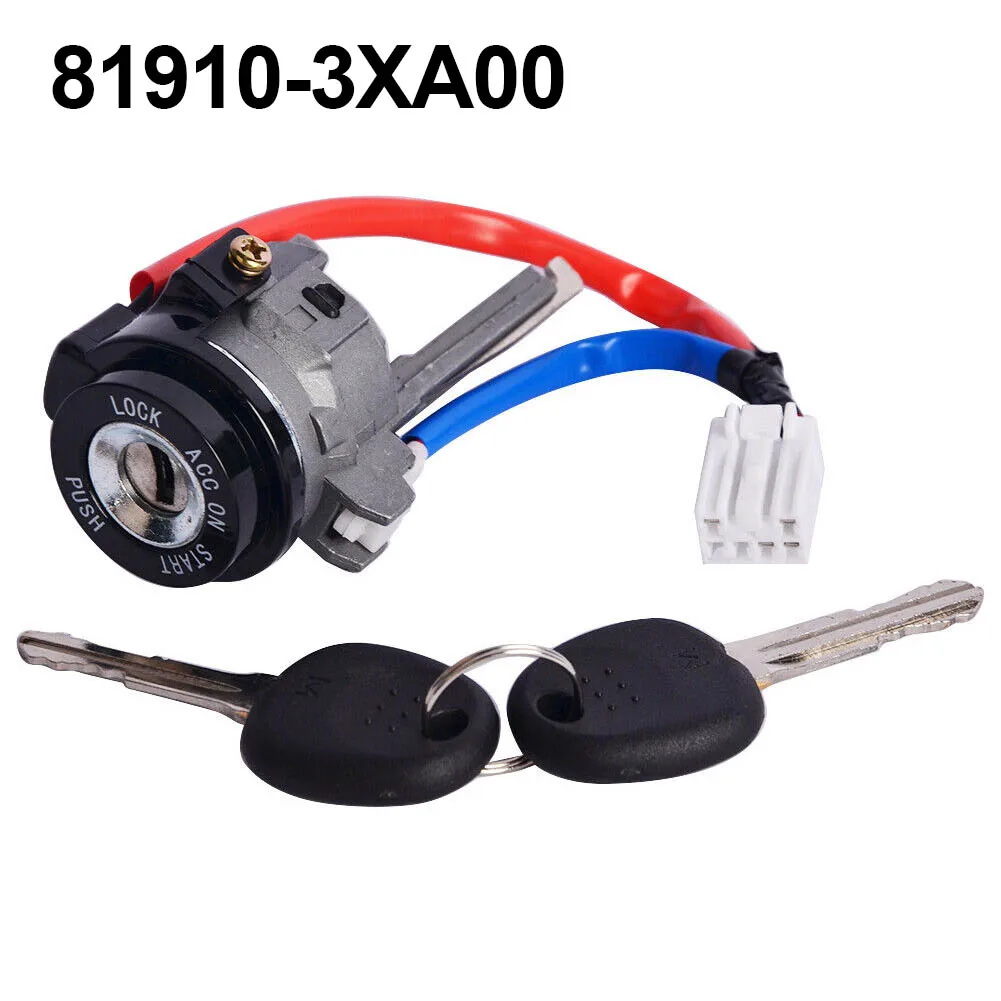 High Quality Ignition Lock 1set 2 Keys 81910-3XA00 Black Car Accessories Durable Easy Installation Replacement
High Quality Ignition Lock 1set 2 Keys 81910-3XA00 Black Car Accessories Durable Easy Installation Replacement