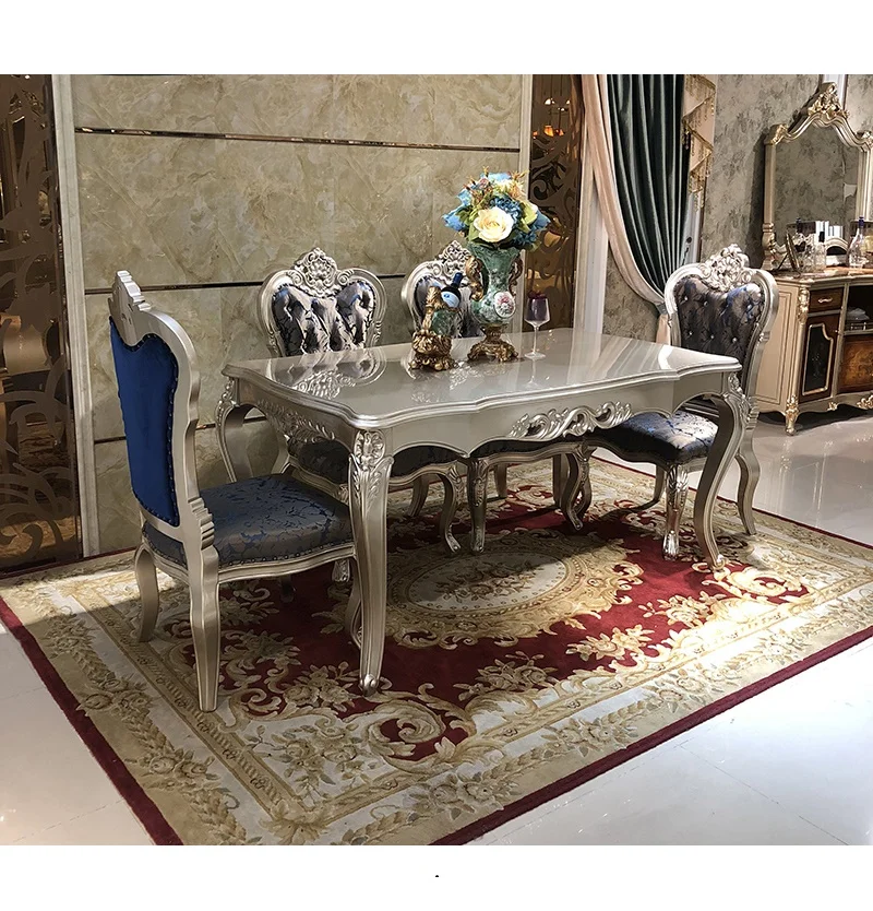 European style dining table and chair combination solid wood rectangular dining table dining table long dining table can be cust
European style dining table and chair combination solid wood rectangular dining table dining table long dining table can be cust