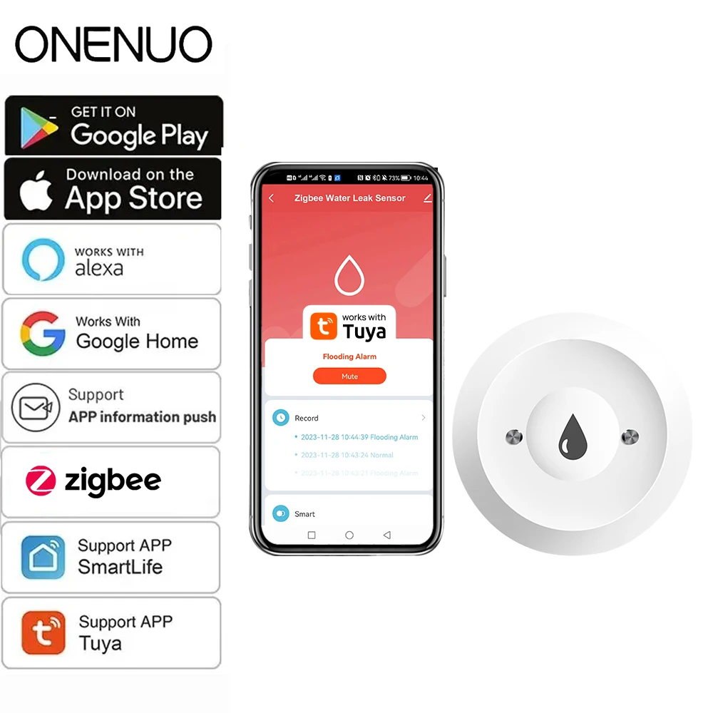 Датчик Протечки Воды Tuya Zigbee С Удаленным Мониторингом Через Приложение Smart Life
Датчик Протечки Воды Tuya Zigbee С Удаленным Мониторингом Через Приложение Smart Life