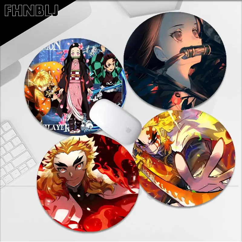 Demon Slayer 22x22cm Round Office Computer Desk Mat Table Keyboard Big Mouse Pad Laptop Cushion Non-slip For Teen Girls Bedroom
Demon Slayer 22x22cm Round Office Computer Desk Mat Table Keyboard Big Mouse Pad Laptop Cushion Non-slip For Teen Girls Bedroom