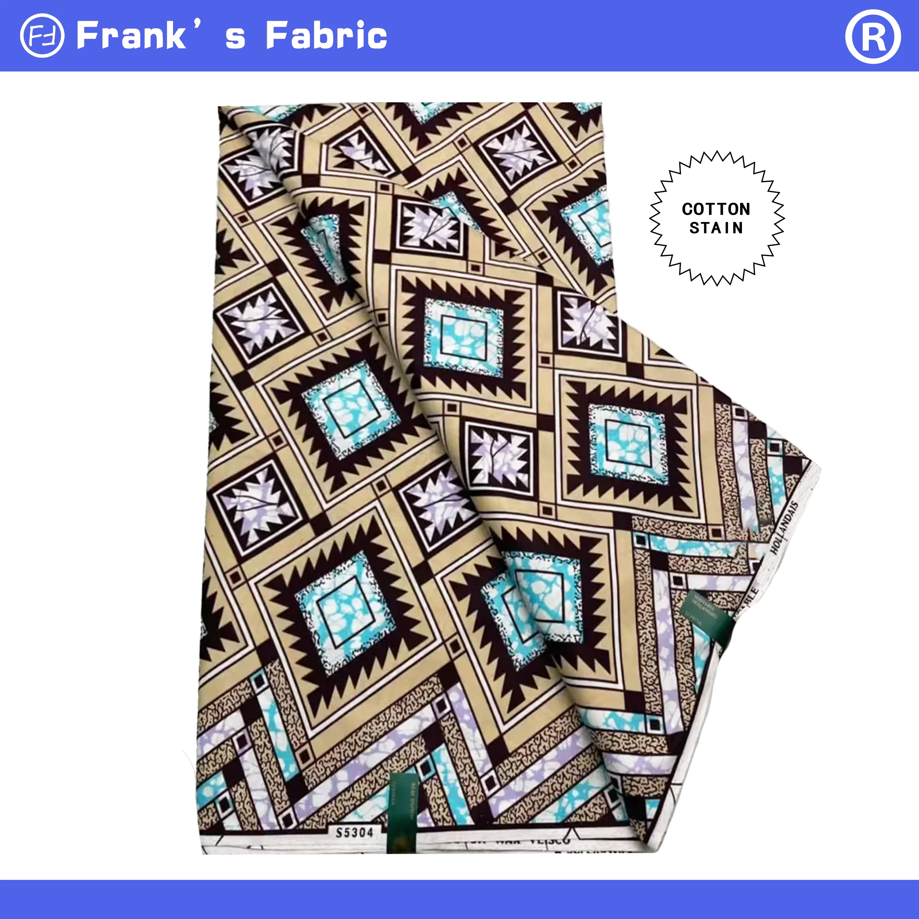 Super Hollandais 100% Coton Fabric Beautiful Ankara Wax Printed Fabric Real Original African Wax Nigerian For Women Dress
Super Hollandais 100% Coton Fabric Beautiful Ankara Wax Printed Fabric Real Original African Wax Nigerian For Women Dress