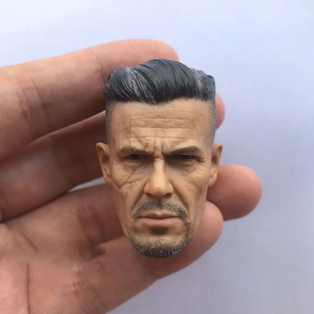1/6 Scale Europe America Men's Josh James Brolin Cable Nathan Summers Quiet Ver Head Sculpt Model for 12" Male Soldier Figure 
1/6 Scale Europe America Men's Josh James Brolin Cable Nathan Summers Quiet Ver Head Sculpt Model for 12" Male Soldier Figure
