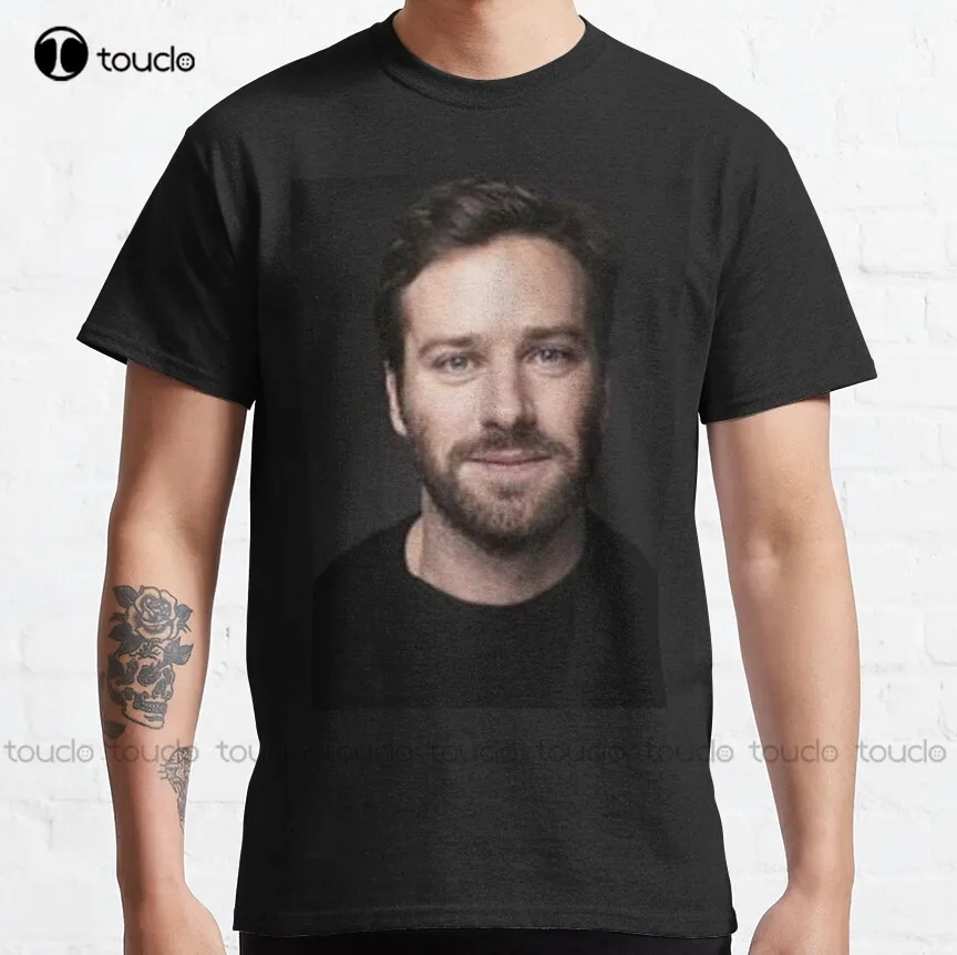 Armie Hammer - Poster Classic T-Shirt Black Shirt Women Funny Art Streetwear Cartoon Tee Custom Gift Xs-5Xl All Seasons Hip Hop 
Armie Hammer - Poster Classic T-Shirt Black Shirt Women Funny Art Streetwear Cartoon Tee Custom Gift Xs-5Xl All Seasons Hip Hop