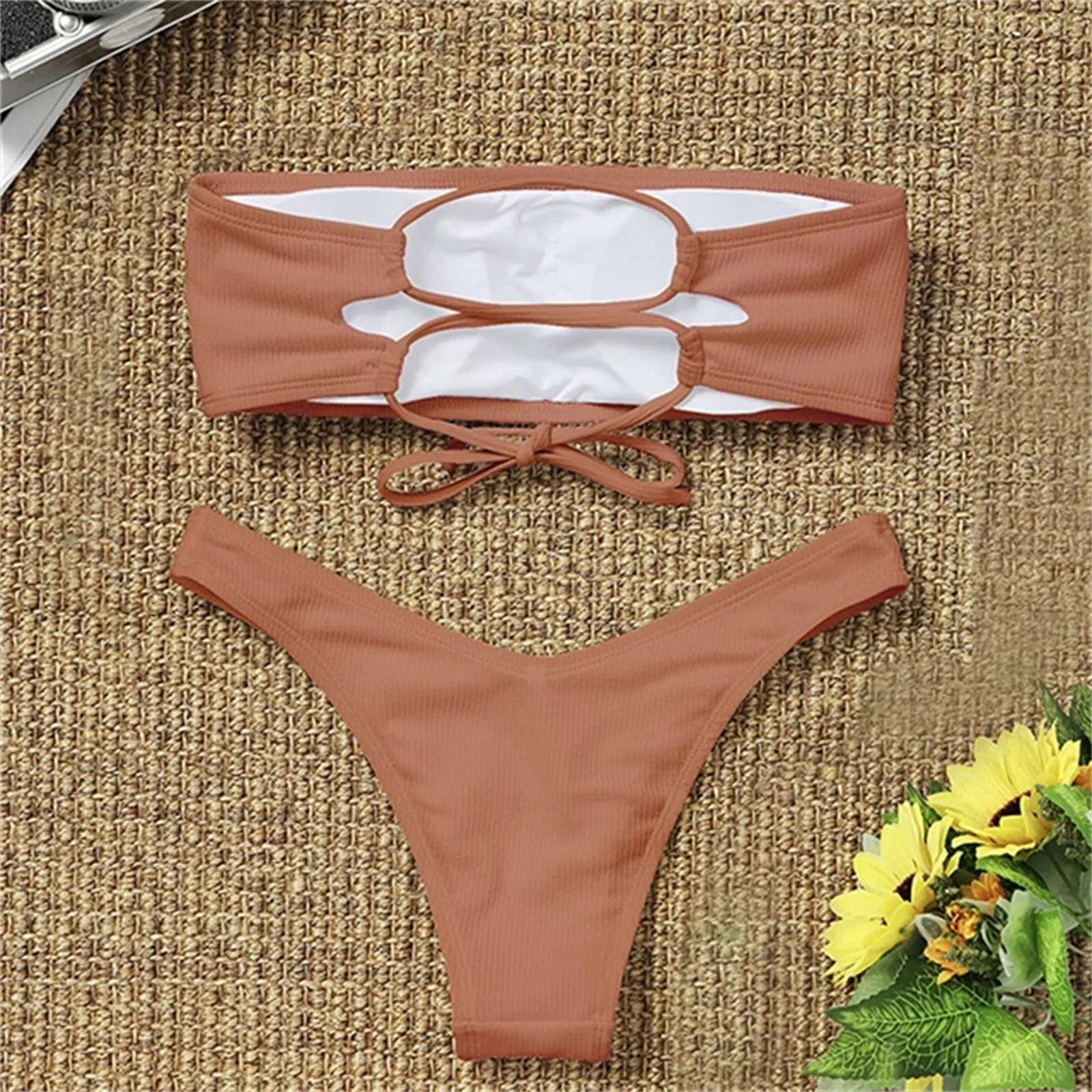girls Bandeau Bikini 2022 Woman Solid Color mid Waisted Bathing Suit Mayo Push Up swimsuit Tube Top Sexy Two Piece Swimwear
girls Bandeau Bikini 2022 Woman Solid Color mid Waisted Bathing Suit Mayo Push Up swimsuit Tube Top Sexy Two Piece Swimwear