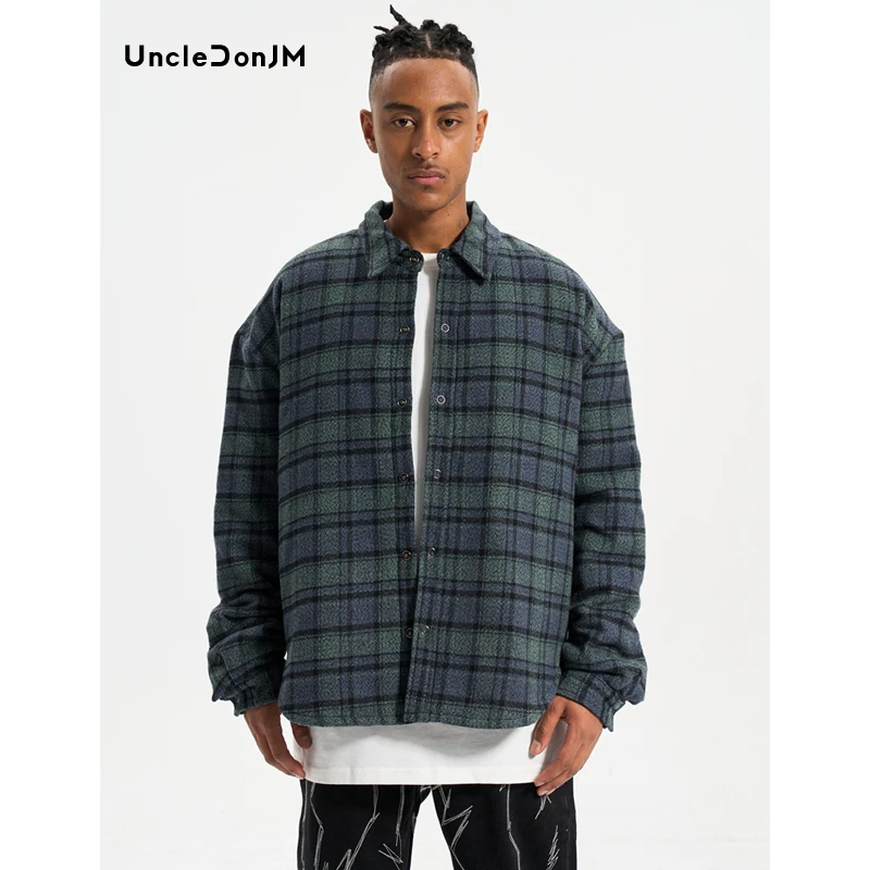UncleDonJM Shoulder Padded Cotton Fleece Jacket for Men Vintage Shacket Outerwear & Coats
UncleDonJM Shoulder Padded Cotton Fleece Jacket for Men Vintage Shacket Outerwear & Coats