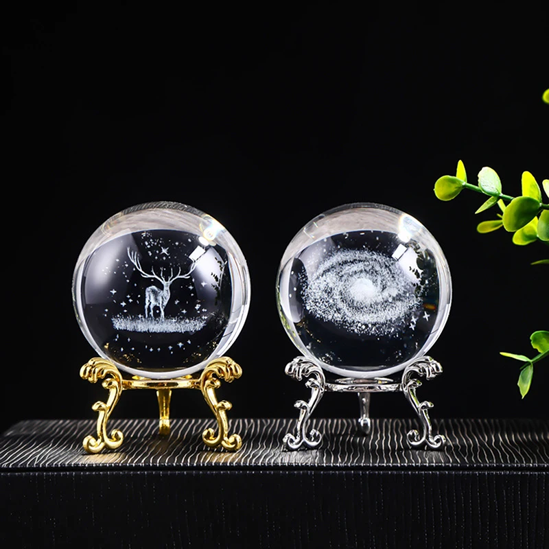 3D Carving Crystal Ball Paperweight with Stand Healing Glass Sphere Miniature Glass Model Aesthetic Crafts 60mm Home Decor
3D Carving Crystal Ball Paperweight with Stand Healing Glass Sphere Miniature Glass Model Aesthetic Crafts 60mm Home Decor