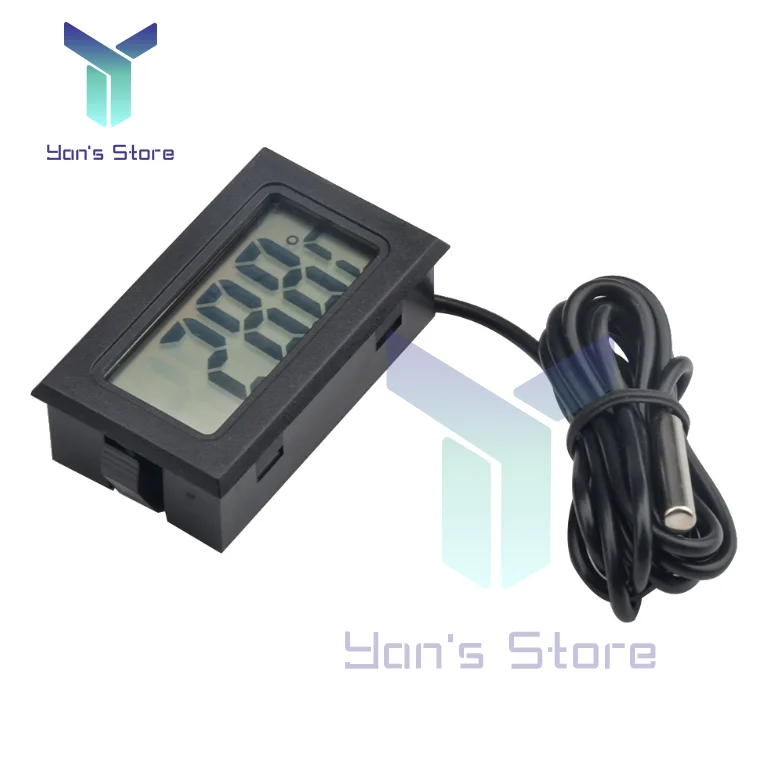 1 шт., мини-цифровой ЖК-дисплей, удобный измеритель температуры для использования в помещении, FY-10, встроенный электронный термометр с цифровым дисплеем, 1 м
1 шт., мини-цифровой ЖК-дисплей, удобный измеритель температуры для использования в помещении, FY-10, встроенный электронный термометр с цифровым дисплеем, 1 м