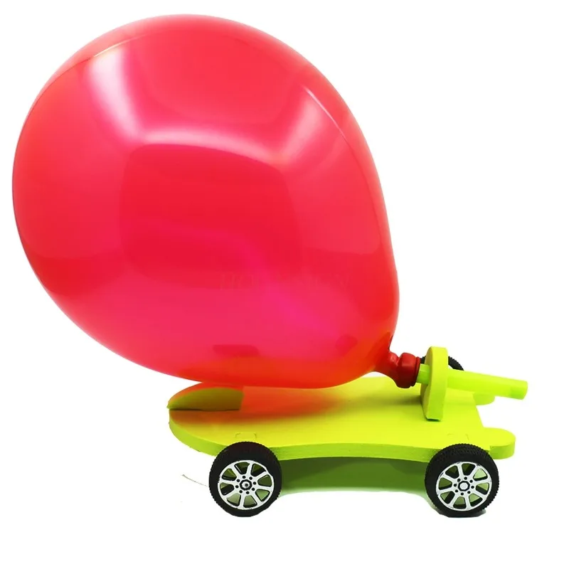 Kindergarten science experiment toy small invention diy material balloon recoil car Primary school students' small technology
Kindergarten science experiment toy small invention diy material balloon recoil car Primary school students' small technology