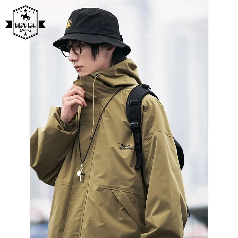 Уличная Осенняя модная мужская куртка со множеством карманов, ретро свободная Корейская верхняя одежда, куртки-бомберы, повседневная весен...
Уличная Осенняя модная мужская куртка со множеством карманов, ретро свободная Корейская верхняя одежда, куртки-бомберы, повседневная весен...