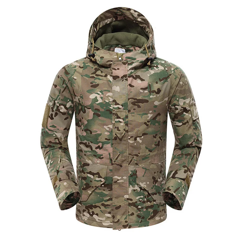 Tactical Outdoor Jacket Windproof Men Military Camouflage Fleece Lining Windbreaker Hooded Coats Casaco Masculino Autumn Winter
Tactical Outdoor Jacket Windproof Men Military Camouflage Fleece Lining Windbreaker Hooded Coats Casaco Masculino Autumn Winter