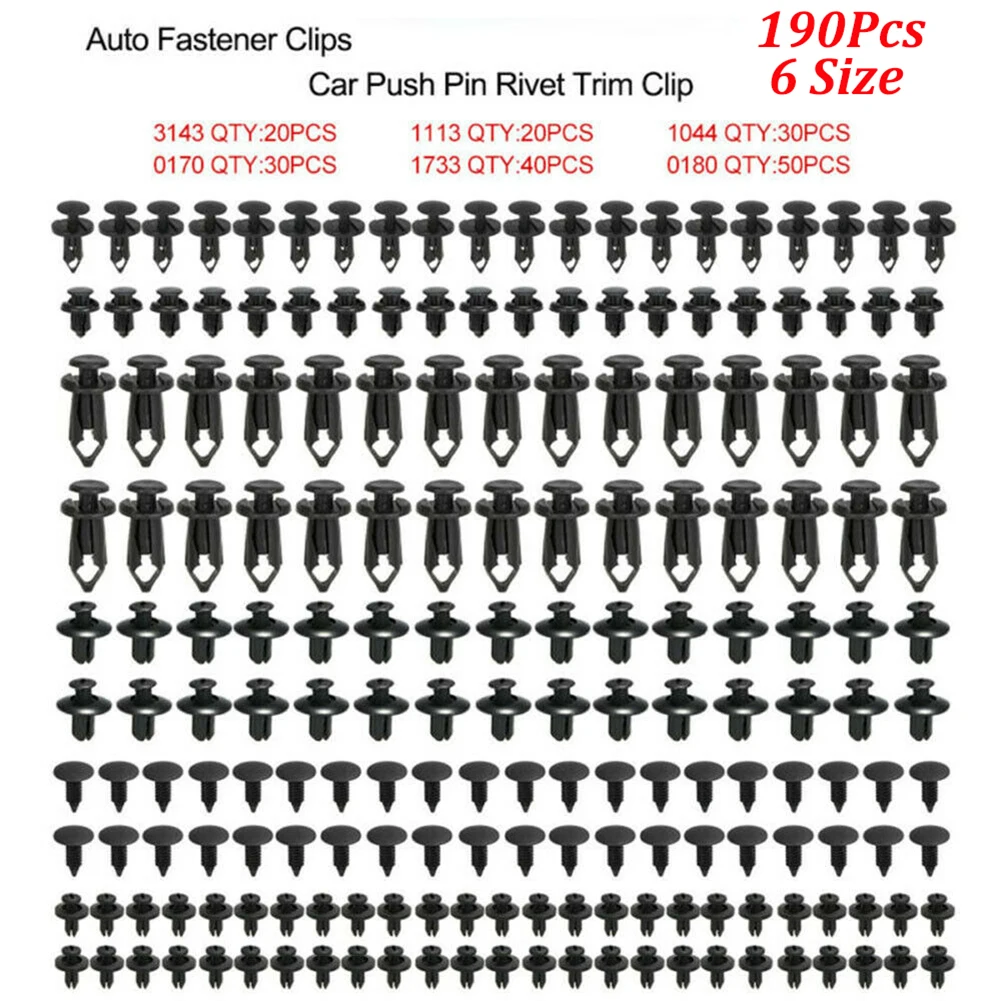 Auto Fastener Clips Vehicle Retainer Rivet Door Panel Fender Liner Bumper Fender Trim Plastic Mixed Car Clips
Auto Fastener Clips Vehicle Retainer Rivet Door Panel Fender Liner Bumper Fender Trim Plastic Mixed Car Clips