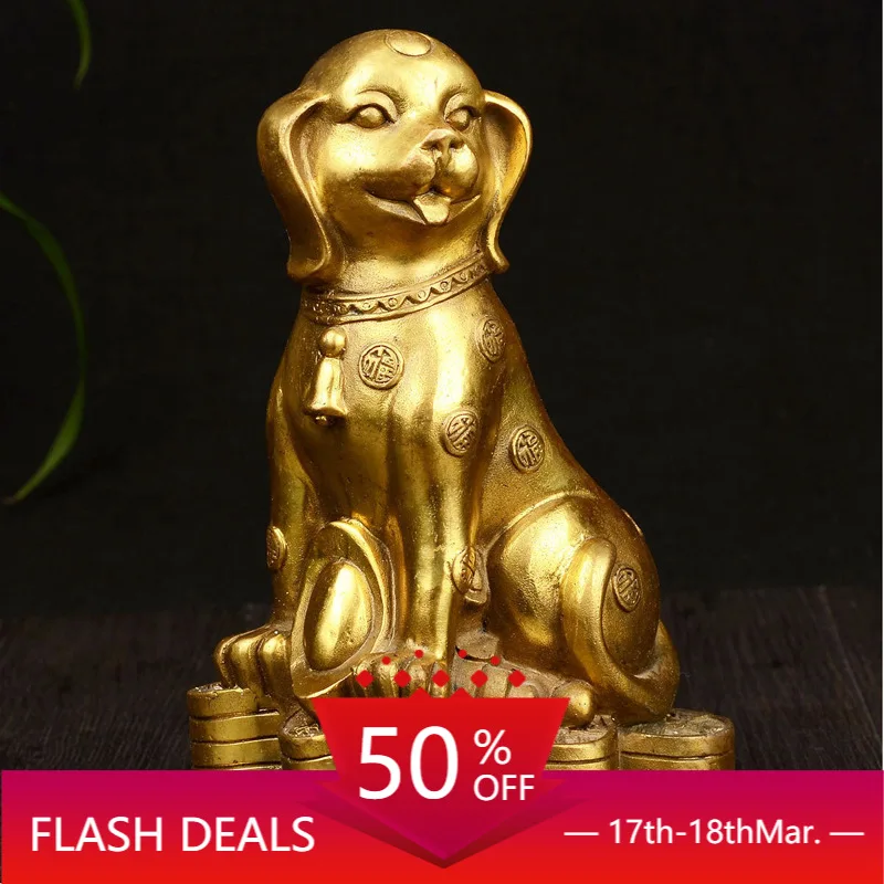 Brass Chinese Zodiac Dog Copper Twelve Chinese Zodiac Dog Dog Ornaments Large Chinese Zodiac Dog Chinese Zodiac Dog Mascot Ingot
Brass Chinese Zodiac Dog Copper Twelve Chinese Zodiac Dog Dog Ornaments Large Chinese Zodiac Dog Chinese Zodiac Dog Mascot Ingot