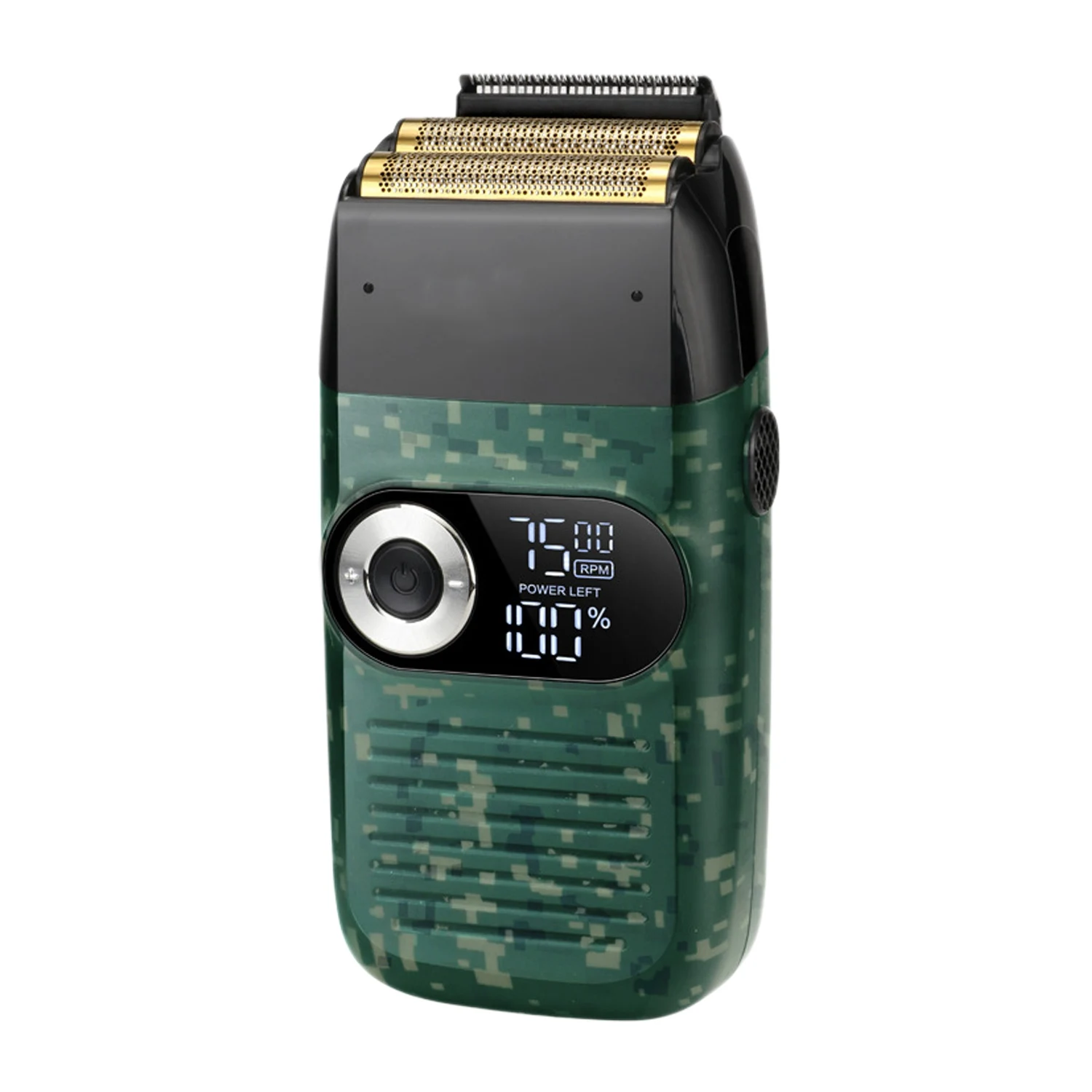 Kemei KM-2026 Reciprocating Razor Beard Trimmer 2In1 Rechargeable Portable Electric Shaver LCD Display for Men Razor Camouflage
Kemei KM-2026 Reciprocating Razor Beard Trimmer 2In1 Rechargeable Portable Electric Shaver LCD Display for Men Razor Camouflage