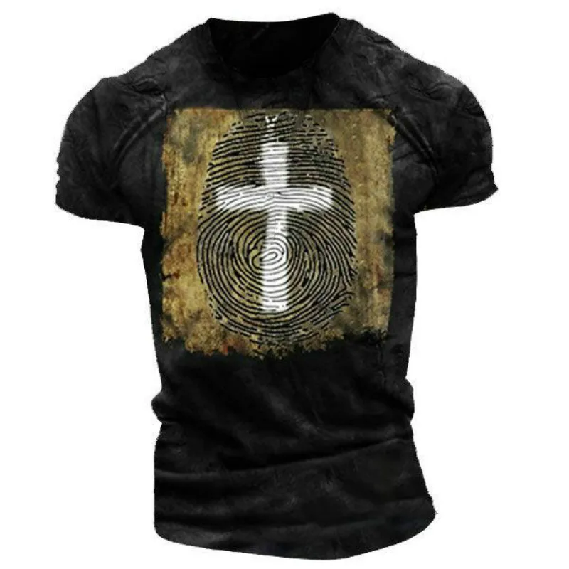 2023 men's retro printed T-shirt, comfortable casual style T-shirt, European and American style, large size
2023 men's retro printed T-shirt, comfortable casual style T-shirt, European and American style, large size