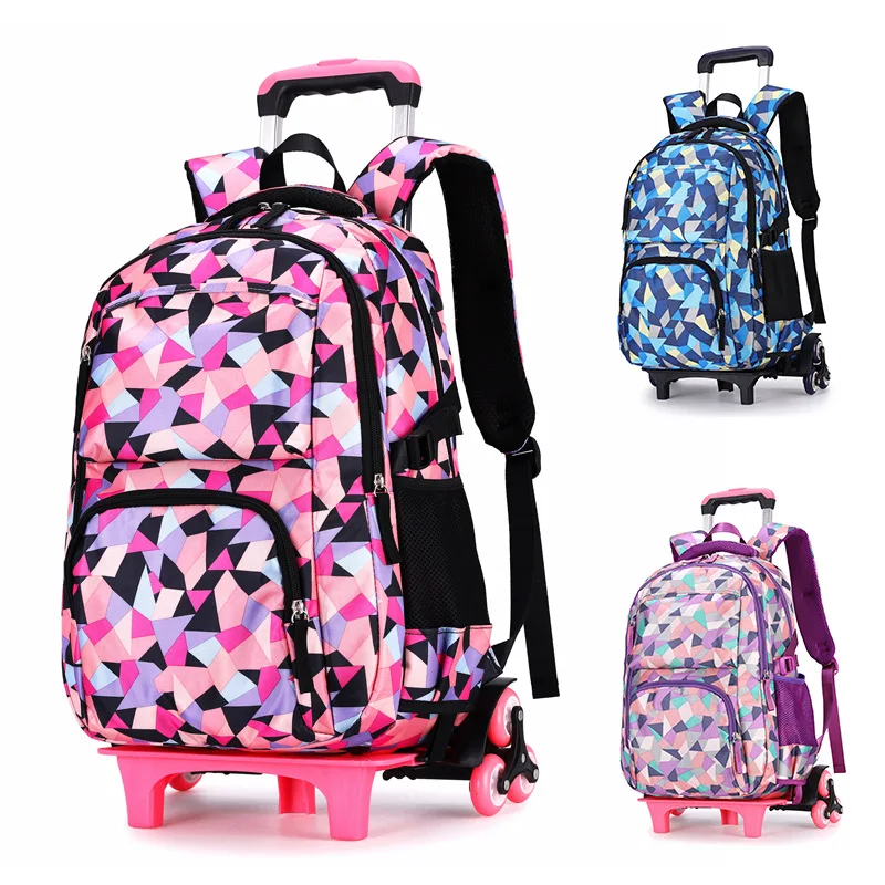 Children Girls School Bags with Removable Wheels Stairs Kids Boys Girls Trolley Schoolbag Luggage Book Bags Backpack
Children Girls School Bags with Removable Wheels Stairs Kids Boys Girls Trolley Schoolbag Luggage Book Bags Backpack