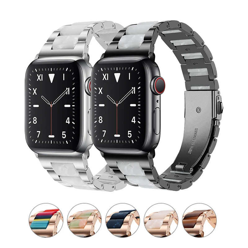 Luxury Watch Strap for Apple Watch Band 44mm 42mm 42mm 38mm 41mm 45mm Stainless Steel Bracelet for Iwatch Series 6 7 4 SE 5
Luxury Watch Strap for Apple Watch Band 44mm 42mm 42mm 38mm 41mm 45mm Stainless Steel Bracelet for Iwatch Series 6 7 4 SE 5