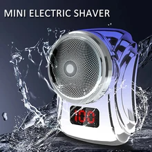 Portable Electric Shaver For Mens Shaving Machine Beard Trimmer Mini Rechargeable Razor For Travel Car Smoothing Machine