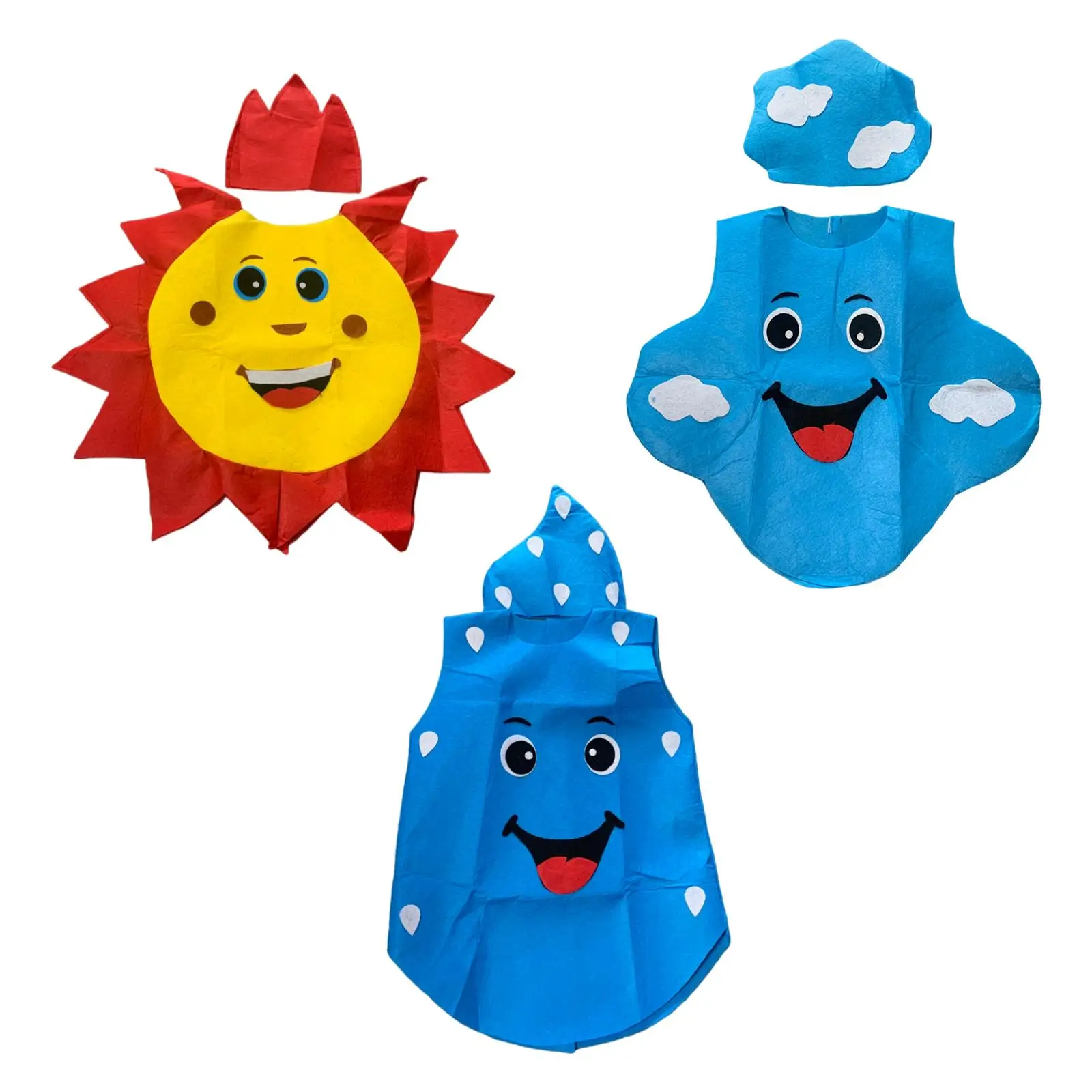 Cute Cartoon Party Home School Decoration Props Sun Cloud Water Clothes Children Cosplay Halloween Costume
Cute Cartoon Party Home School Decoration Props Sun Cloud Water Clothes Children Cosplay Halloween Costume