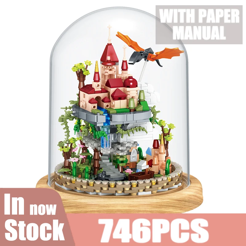 City Dragon Medieval Architecture Castle MOC Building Blocks Micro Bricks Dust Cover Creative Toys Gifts for Friends Kids Girls
City Dragon Medieval Architecture Castle MOC Building Blocks Micro Bricks Dust Cover Creative Toys Gifts for Friends Kids Girls
