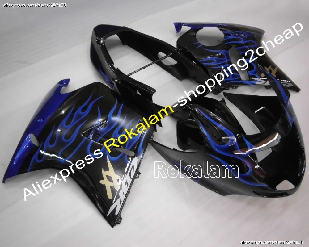 CBR 1100XX ABS Fairing For Honda CBR1100XX Blackbird 1996-2007 Black Blue Flame Motorcycle Fairings (Injection Molding) 
CBR 1100XX ABS Fairing For Honda CBR1100XX Blackbird 1996-2007 Black Blue Flame Motorcycle Fairings (Injection Molding)