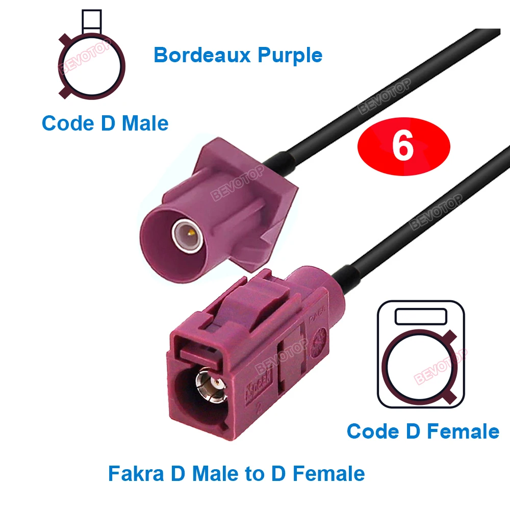 Удлинительный кабель Fakra D BEVOTOP 10см~20м бордовый
Удлинительный кабель Fakra D BEVOTOP 10см~20м бордовый
