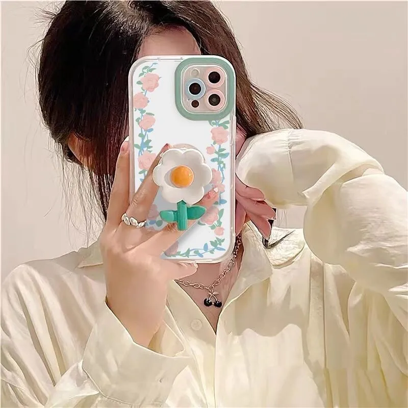 with holder stand bracket Floral flower phone case for iphone 13 pro max 11 12 mini 7 plus 8 6s 6 se2 xr xs max x silicone cover
with holder stand bracket Floral flower phone case for iphone 13 pro max 11 12 mini 7 plus 8 6s 6 se2 xr xs max x silicone cover