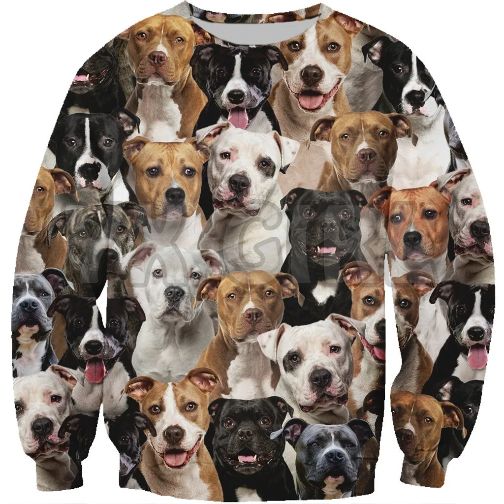 New Funny Dog Sweatshirt YouWillHaveABunchOfstaffordshireBullTerriers 3d Printed Sweatshirts Men For Women Pullovers Unisex Tops
New Funny Dog Sweatshirt YouWillHaveABunchOfstaffordshireBullTerriers 3d Printed Sweatshirts Men For Women Pullovers Unisex Tops