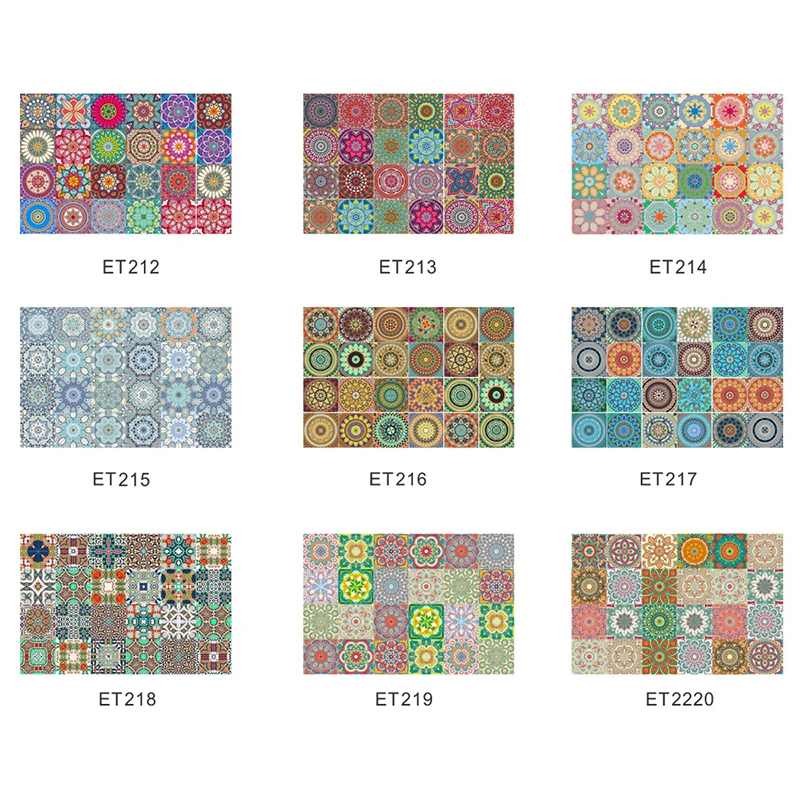 Simulation Mandala Tile Sticker 3D Self-Adhesive Removable Wall Paper Tile DIY for Kitchen Bathroom gass
Simulation Mandala Tile Sticker 3D Self-Adhesive Removable Wall Paper Tile DIY for Kitchen Bathroom gass