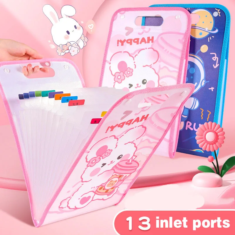 File Folders 13 Insert Page Handbag Student Multi-Layer A4 Expanding File Briefcase Subject Vertical Test Paper Storage Bag 
File Folders 13 Insert Page Handbag Student Multi-Layer A4 Expanding File Briefcase Subject Vertical Test Paper Storage Bag