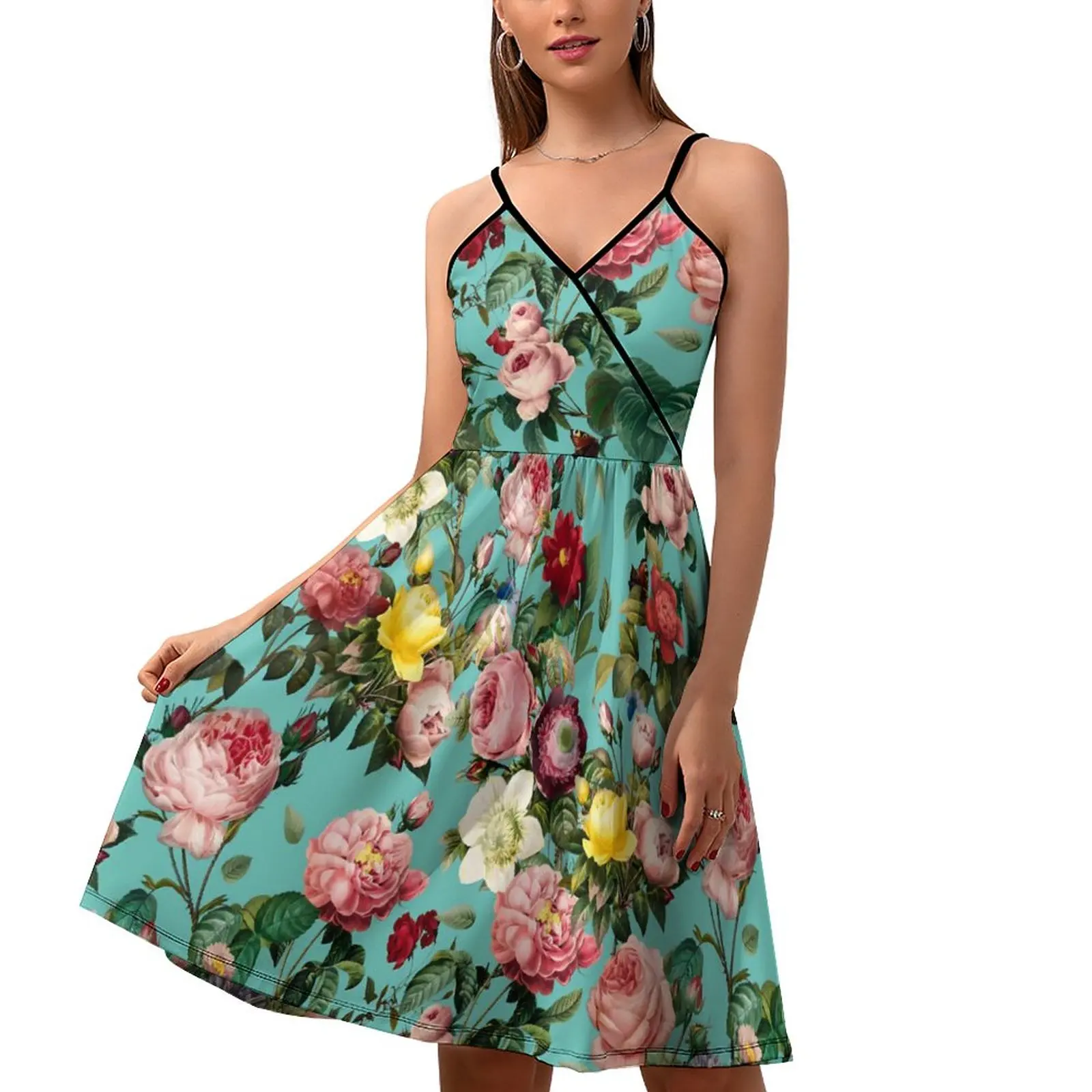 Женское винтажное платье с открытыми плечами, разноцветное Повседневное платье с цветочным принтом, большие размеры
Женское винтажное платье с открытыми плечами, разноцветное Повседневное платье с цветочным принтом, большие размеры