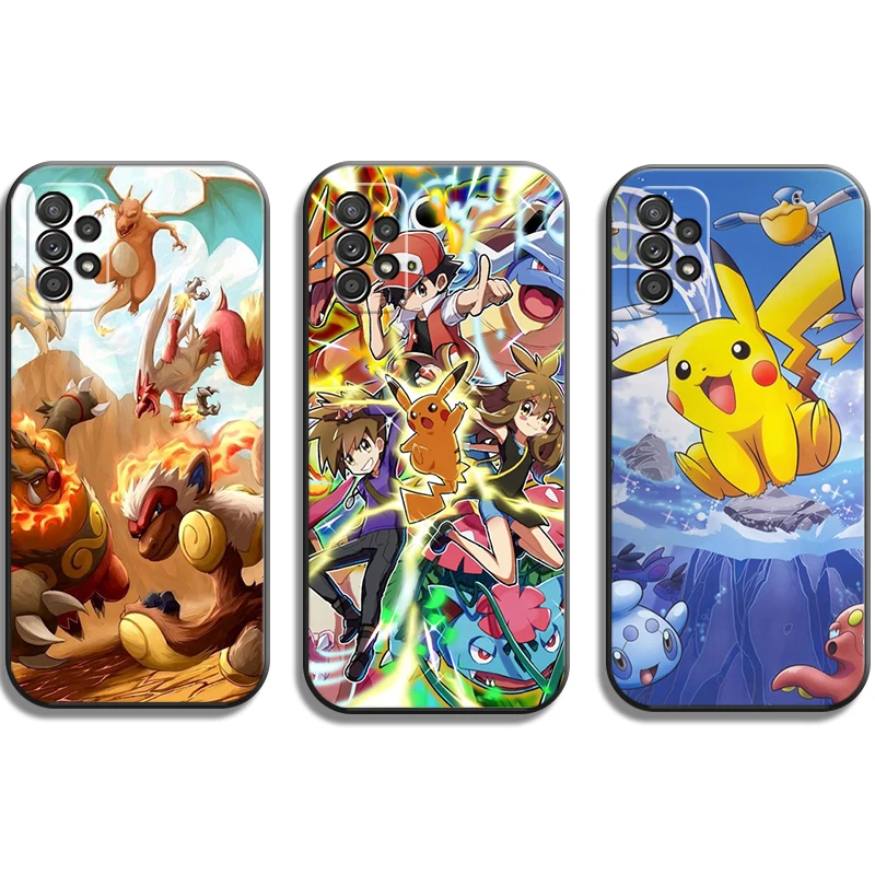Pokemon Cute Pikachu Phone Cases For Samsung Galaxy A71 A51 4G A51 5G A52 4G A52 5G A72 4G A72 5G Back Cover Funda Coque
Pokemon Cute Pikachu Phone Cases For Samsung Galaxy A71 A51 4G A51 5G A52 4G A52 5G A72 4G A72 5G Back Cover Funda Coque