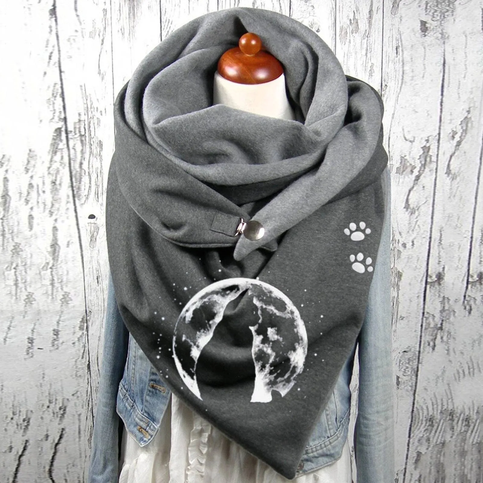 Womens Warm Scarf Print Cats Warm Button Winter Turban Wrap Scarve Shawls Mens Scarf Blue Scarf Head Bands
Womens Warm Scarf Print Cats Warm Button Winter Turban Wrap Scarve Shawls Mens Scarf Blue Scarf Head Bands