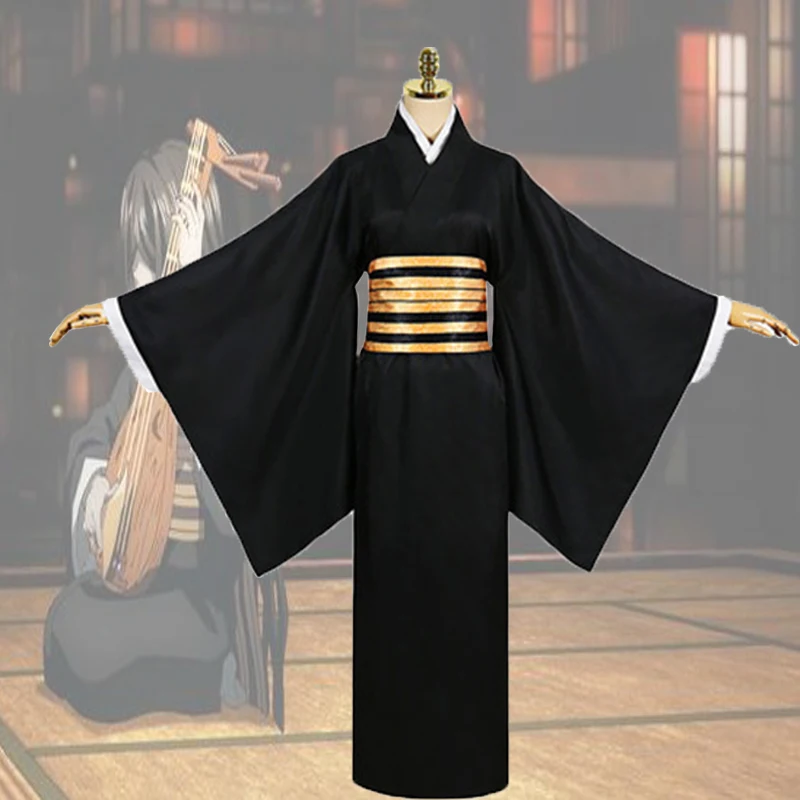 Anime Demon Slayer Kimetsu No Yaiba Nakime Cosplay Costumes Kimono Sets Outfits Black Performance Uniforms Full Set
Anime Demon Slayer Kimetsu No Yaiba Nakime Cosplay Costumes Kimono Sets Outfits Black Performance Uniforms Full Set