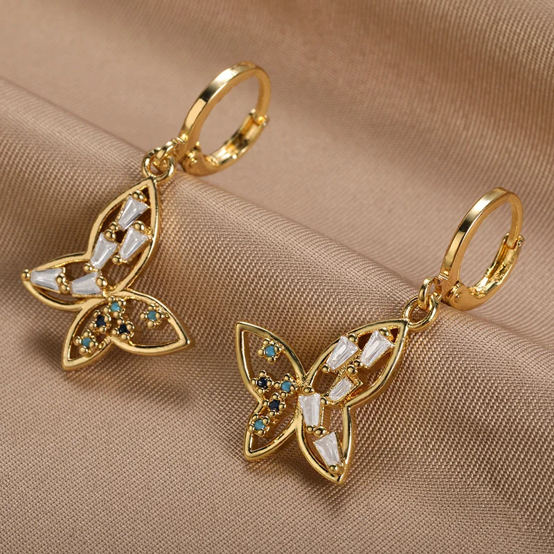 Personalised Crystal Zircon Design Butterfly Earrings For Women Piercing Buckle Hoop Earrings Fashion Party Jewelry Gift
Personalised Crystal Zircon Design Butterfly Earrings For Women Piercing Buckle Hoop Earrings Fashion Party Jewelry Gift