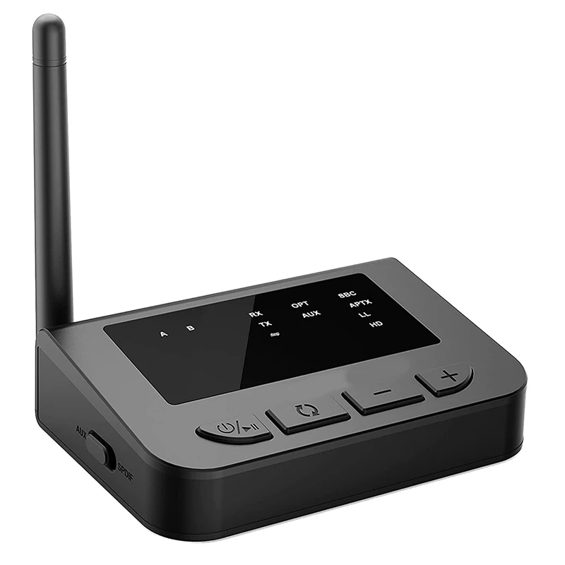 Bluetooth 5.0 Transmitter Receiver , 3 in 1 Wireless Dual Stream Audio Adapter, Digital Optical 3.5mm RCA AUX
Bluetooth 5.0 Transmitter Receiver , 3 in 1 Wireless Dual Stream Audio Adapter, Digital Optical 3.5mm RCA AUX