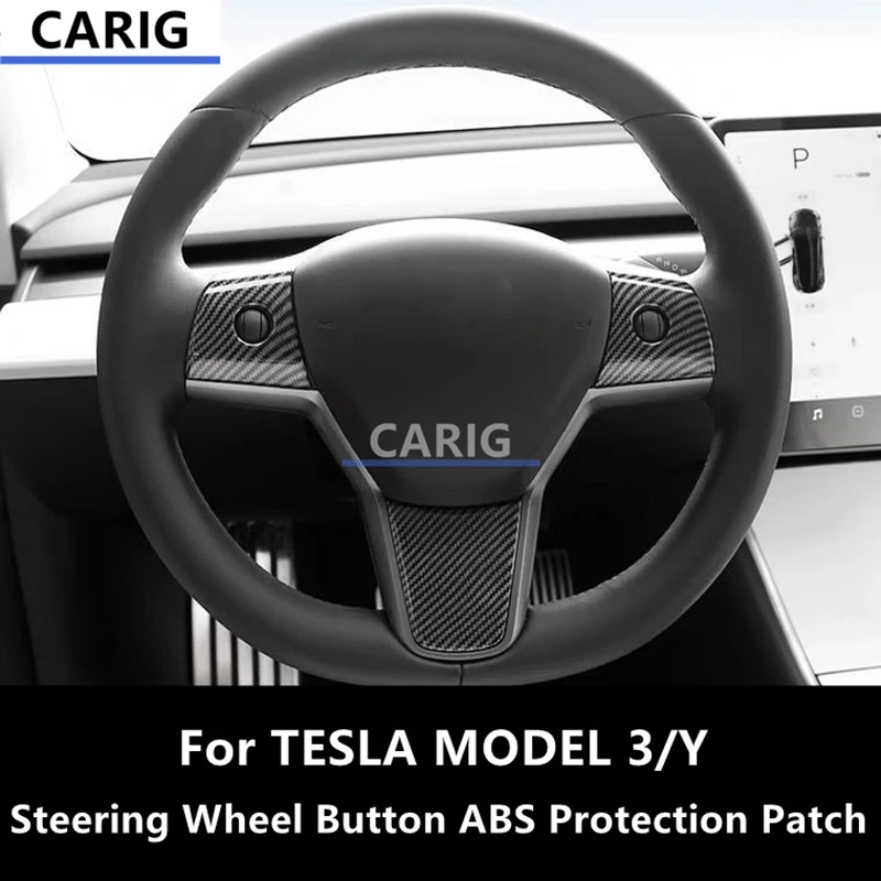 For TESLA MODEL 3/Y Steering Wheel Button ABS Protection Patch Interior Modification Decoration Accessories 
For TESLA MODEL 3/Y Steering Wheel Button ABS Protection Patch Interior Modification Decoration Accessories