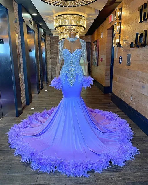 purple prom dresses 2023 feather beading sequins crystal beaded evening dresses mermaid court train evening gowns
purple prom dresses 2023 feather beading sequins crystal beaded evening dresses mermaid court train evening gowns